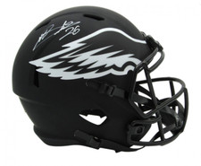 MILES SANDERS Signed Full Size Replica Phil Eagles Eclipse Alt Speed Helmet-JSA