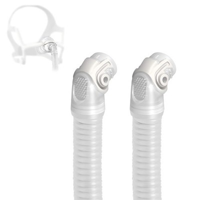 2-Pack Replacement Short Tube for AirFit N20 & AirTouch N20, Leak-Free Quiet