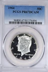 1964 Kennedy Half Dollar Proof PCGS PR 67 DCAM PF ULTRA CAMEO Frosty Silver Coin