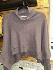 Womens We The Free Cropped Sweater Long Sleeve size Small Gray