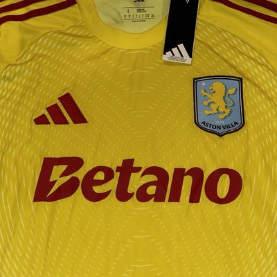 NEW adidas Aston Villa adidas Goalkeeper Shirt 2025-26 Size Large