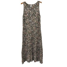 J. Jill | Maxi Dress Floral Sleeveless Summer Stretch Vacation- Size Large