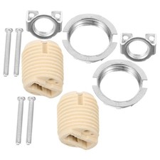 3 Pack Light Fixture Parts Lamp Holder Screw Fitting Base Socket