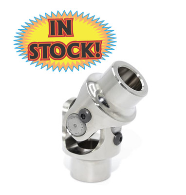 Flaming River FR1701 - 3/4'' Smooth X 9/16''-26 Spline Nickel Plated U-Joint