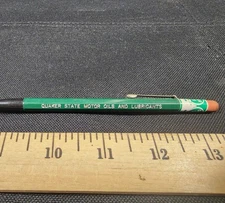 Vintage Advertising Quaker State Oil Company Mechanical Pencil Used Untested #1