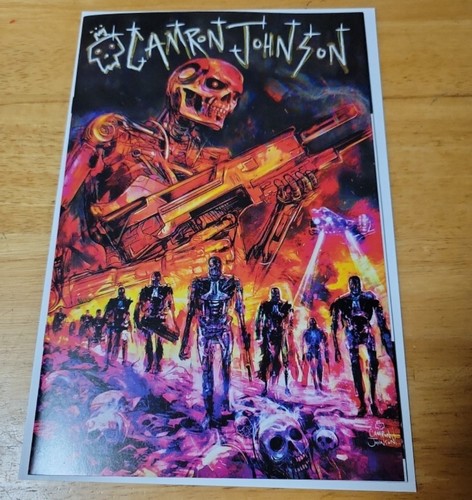 THE TERMINATOR 1 NYCC VIRGIN EXCLUSIVE LTD 500 SIGNED CAMRON JOHNSON WITH COA
