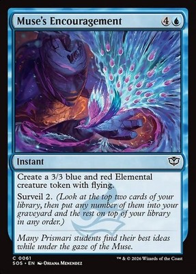 [MTG] Muse's Encouragement (Foil) (0061) (SOS) NM
