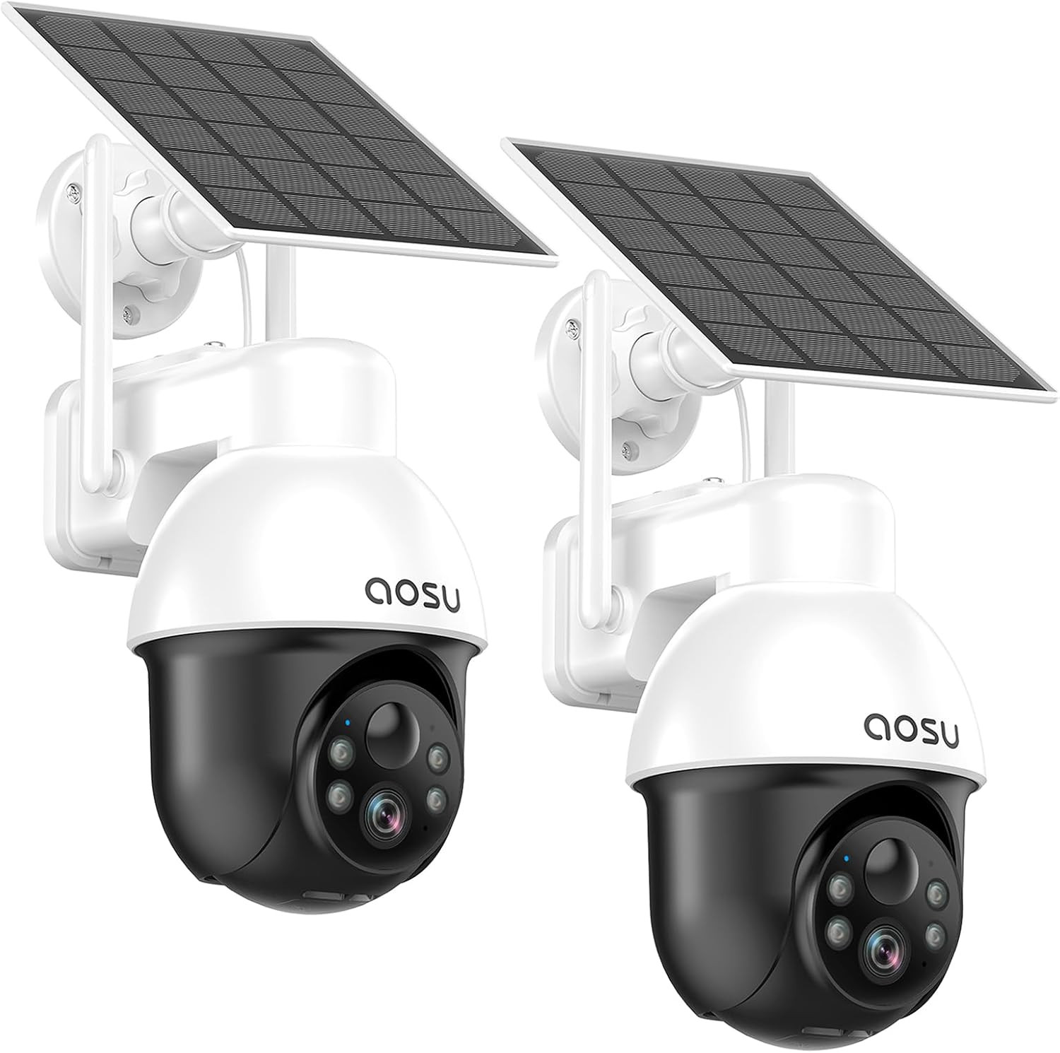 Caméra surveillance solaire 3K sans fil extérieure wifi 5MP avec batterie