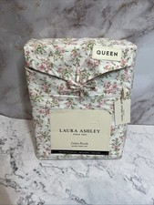 NEW 4pc Laura Ashley Queen Sheet Set Cottage Floral DIANES DITSY PINK  Green