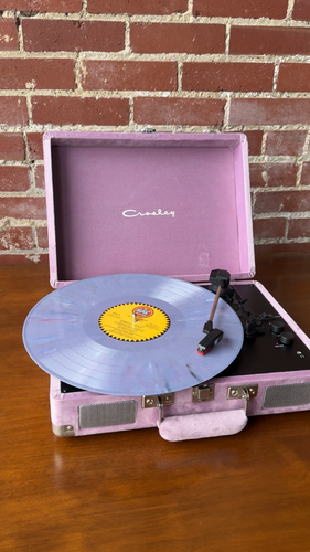 Open Box- Cruiser Plus Portable Turntable with Bluetooth In/Out - Mauve Velvet - Video 1 of 1