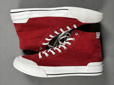 HUF Classic Hi ESS TX Skate Shoes US Men's Size 11 Crimson Red