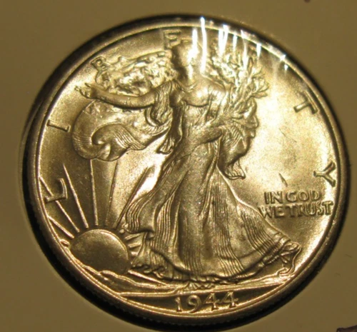 1944-S BU WALKING LIBERTY HALF DOLLAR UNCIRCULATED