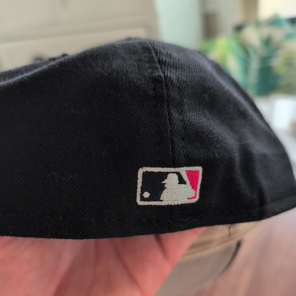 Gorra de Colección NY Yankees New Era 5950 Lana Ajustada Talla 7 1/4 Azul Hecha en EE. UU. Foto 2 de 4