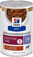 i/d Low Fat Diet Digestive Rice Vegetable  Chicken Wet Dog Food - 12 or 24 CANS