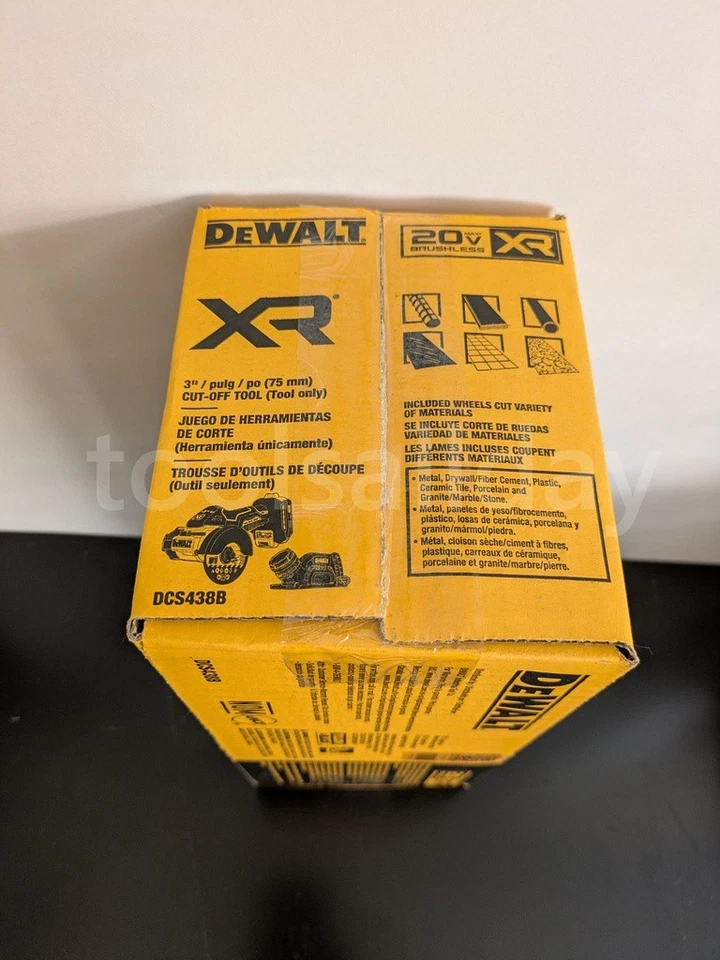 DEWALT DCS438B 20V MAX XR Cordless Brushless 3" Compact Cut-Off Tool Saw w/ LED - Image 4 of 4