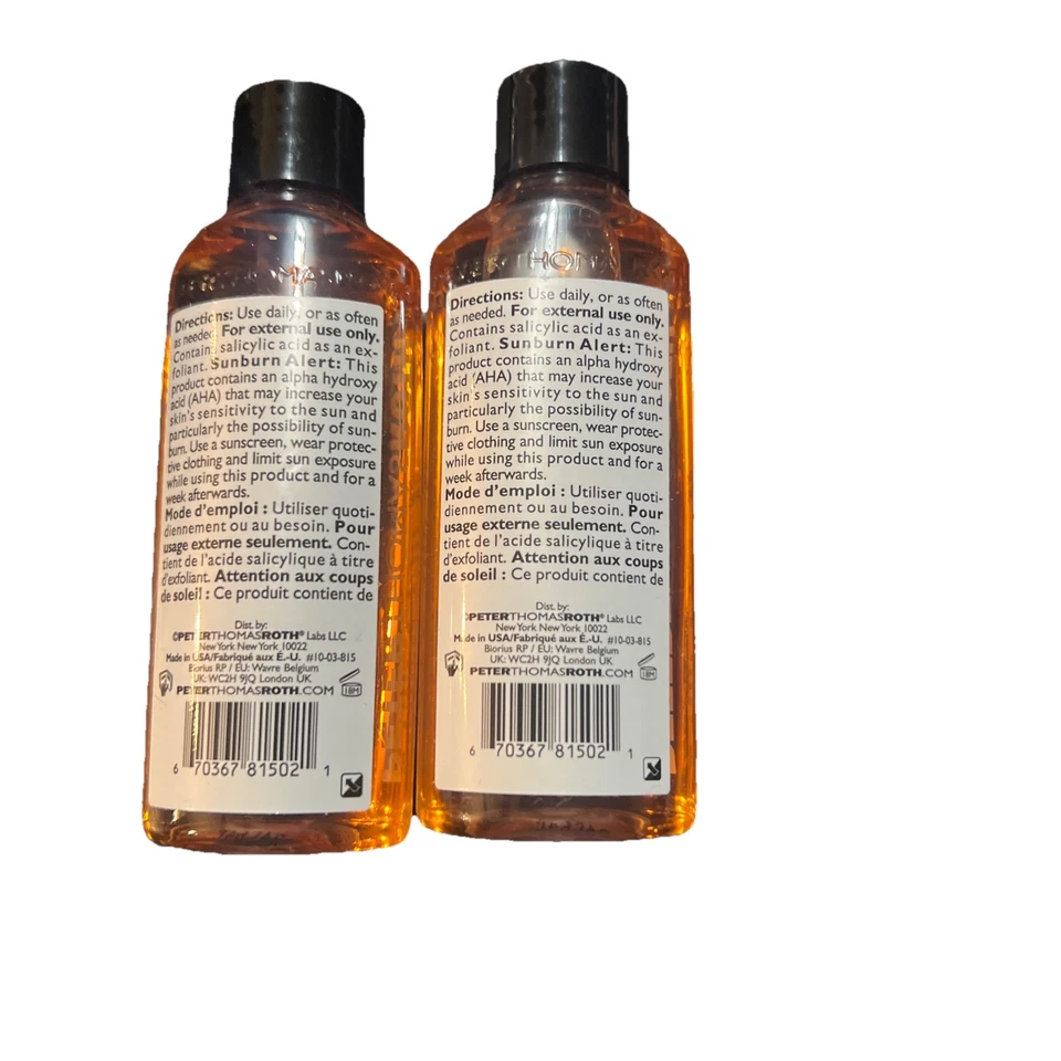 2x Gel Limpiador Antienvejecimiento Peter Thomas Roth 2oz / 57ml Sellado Sin Caja Foto 2 de 2
