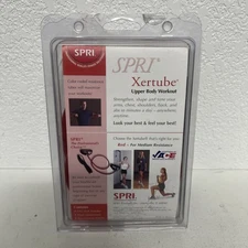 SPRI Xertube Resistance Band-Red (Medium)-ES501R-Moderately Fit to Fit-new