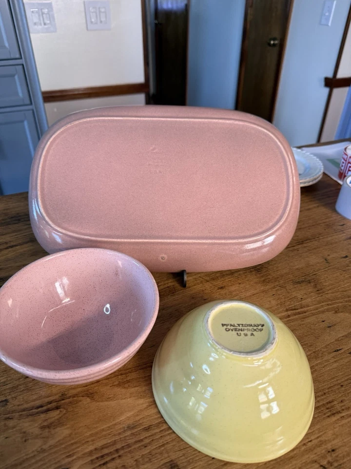 Faltzgraff Serving. Tray and 2 Bowls. - Image 4 of 4