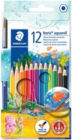 12 Staedtler Aquarellstift Noris Aquarell, 12Er Kartonetui