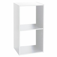 5Five Simply Smart Regal Mix N Modul 2X1, Holzspahn, Weiß, 34.5X67.5 Cm, 138967C