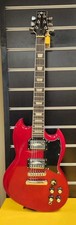GEAR 4 MUSIC SG ELECTRIC GUITAR IN HIGH GLOSS CHERRY