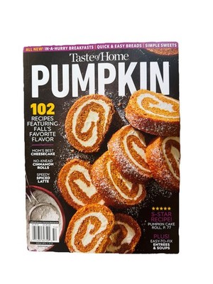 Brand New Taste of Home Pumpkin Magazine Includes 102 Recipes
