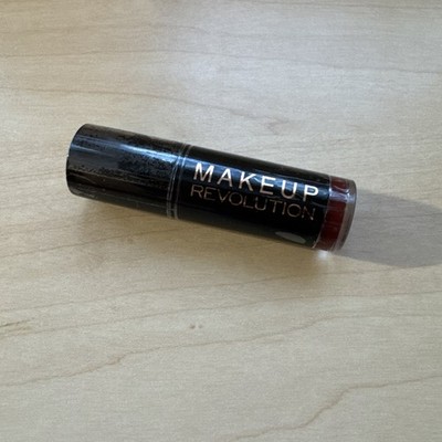 Makeup Revolution Amazing Lipstick Reckless Red Vegan NEW