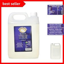 Bulk White Vinegar 5L x 4 Bottles - 24 Shelf Life for Culinary Excellence 1.55 per litre