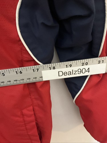 MLB Authentic Washington Nationals Majestic Jacket Kid Youth Size L Red - Picture 8 of 15