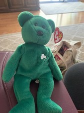 Ty Beanie Baby Erin The Bear 1997 Retired Plush Toy