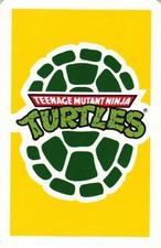 TEENAGE MUTANT NINJA TURTLES VINTAGE Single Swap Playing Card 5 Of Diamonds