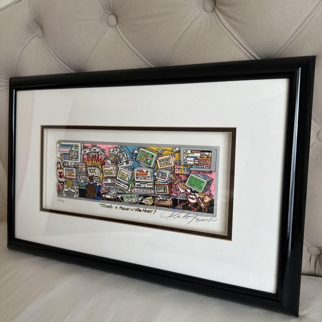 Charles Fazzino アート作品 27/300 Charles Fazzino 3D Artwork 