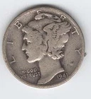1941 Mercury Dime - Nice Silver - #21