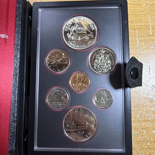 1979 CANADIAN PROOF LIKE 7 DOUBLE DOLLAR SET GRIFFON DOLLAR IS SILVER- TBOX