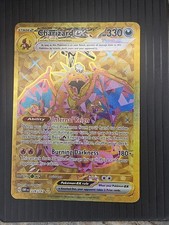 2025 POKEMON OBSIDIAN FLAMES CHARIZARD EX #228 HYPER RARE GOLD LP