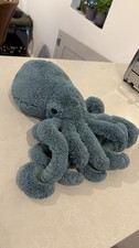 Jellycat LARGE Sol Squid  Teal Rare  Retired