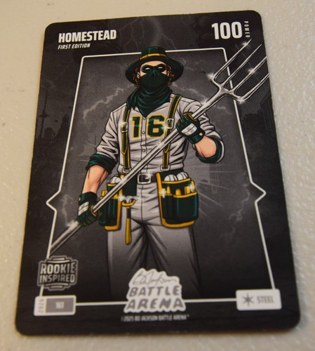 2026 Bo Jackson Battle Arena Nick Kurtz #161 Homestead Steel First Edition RC