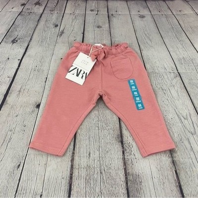 Zara Pink Baby Pants Size: 3-6M NWT