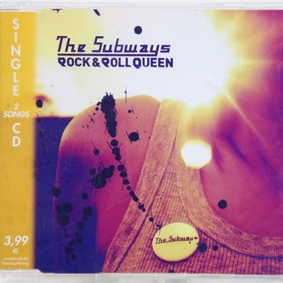 Music Musik MAXI CD The Subways   Rock & Roll Queen Gut