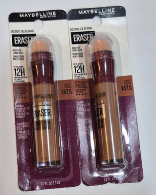 2 Maybelline Instant Age Rewind Eraser Multi-Use Concealer Shade #147.5