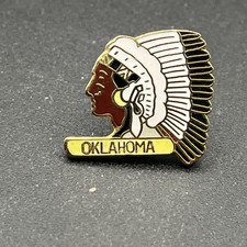 Oklahoma Native American United States Of America Lapel Hat Pin