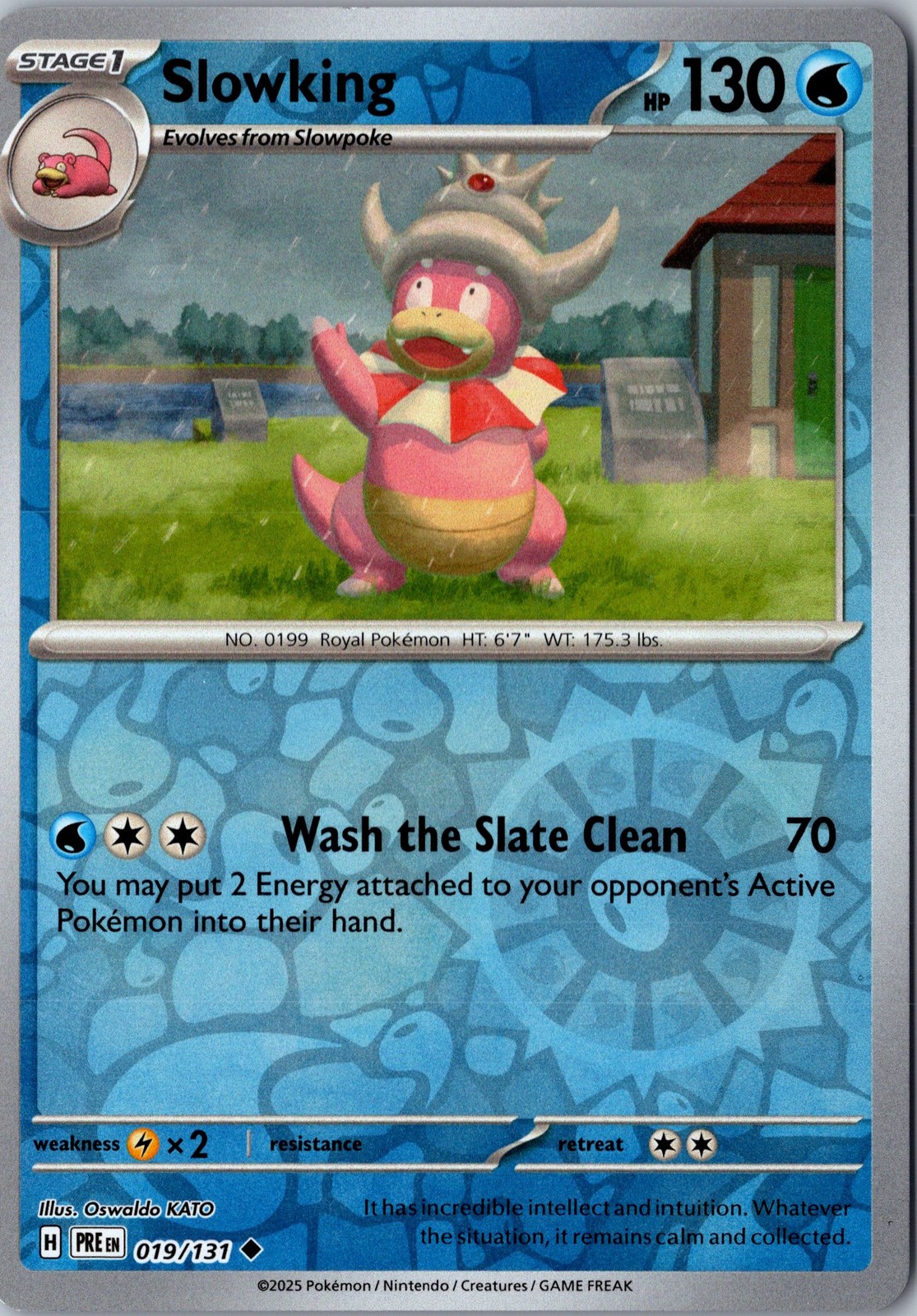 Slowking Reverse Holo Uncommon SV: Prismatic Evolutions 019/131 NM