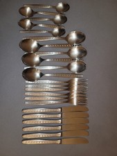 DDR Besteck-Set SMALCALDA Messer, Gabel, Esslöffel, Teelöffel 24 tlg.