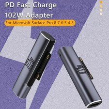 USB Type-C to Surface Adapter PD Adapter with Microsoft Surface Pro 7/6/5/4/3