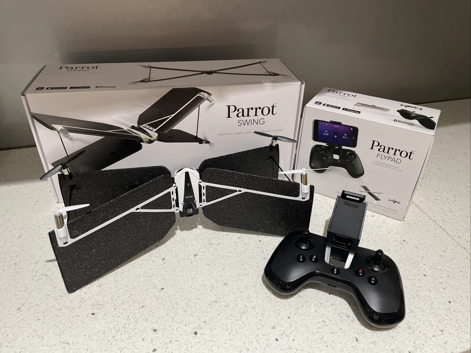 Parrot Swing Drone Vertical Take Off & Landing Plane White PF727004 + Remote - Image 3 of 4