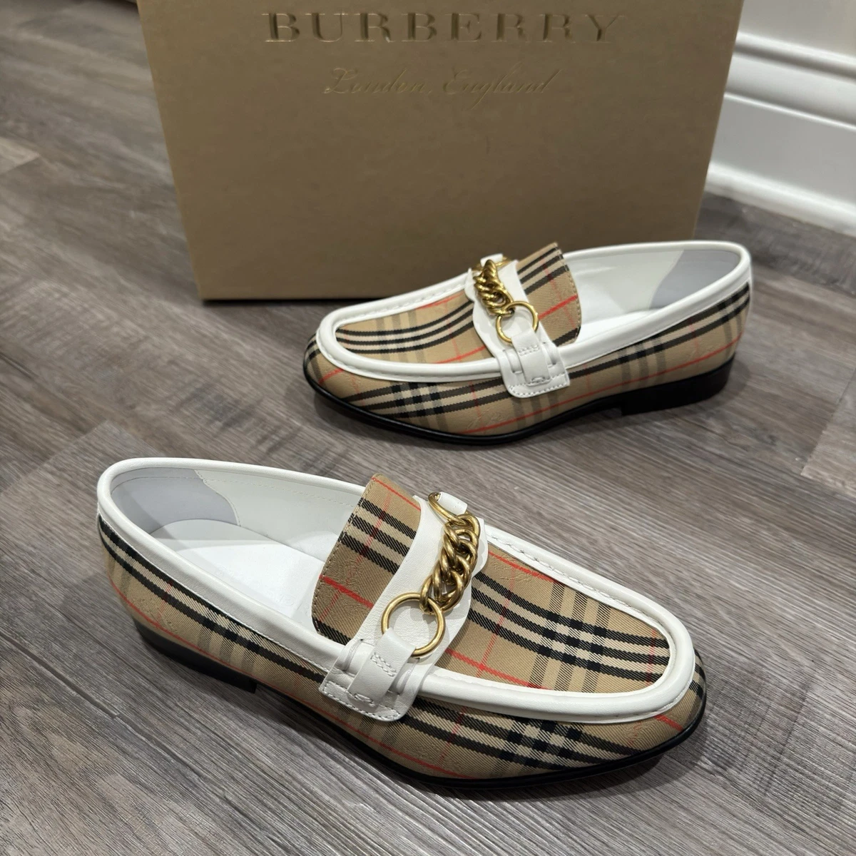 Burberry Women's Check Loafer for sale | eBay