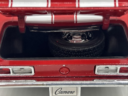 1/18 WELLY 1968 Red w White Stripes Chevy Camaro Z28 jm #12553 NO BOX! - Picture 20 of 21