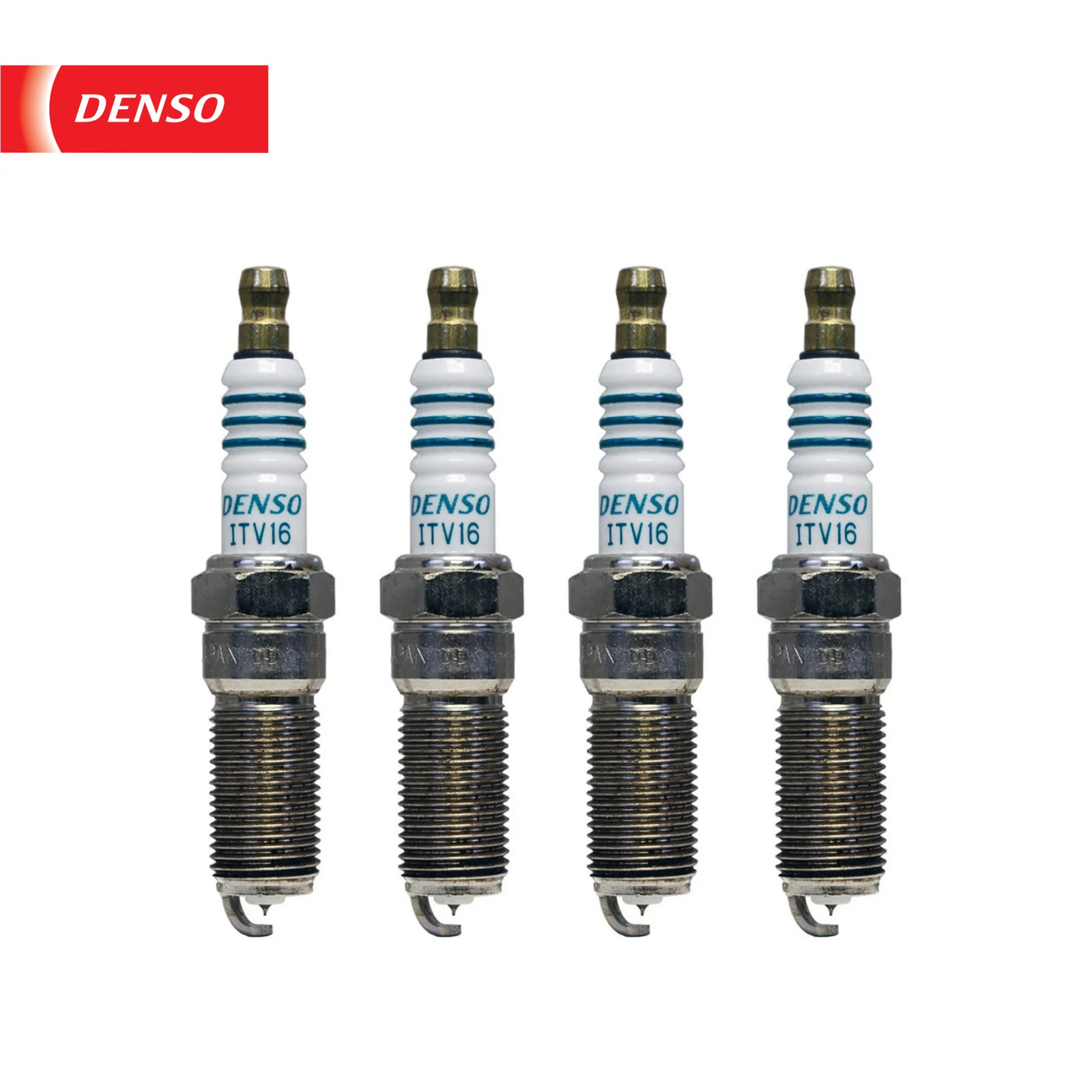 DENSO 5338 ITV16 Iridium Spark Plug for Ford Escape, Mazda Tribute 4-Pack