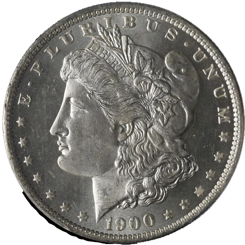 1900-O Morgan Silver Dollar PCGS MS65 Blazing White Gem Nice Strike STOCK
