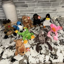 Ty Beanie Babies Lot of 8 All Retired Vintage